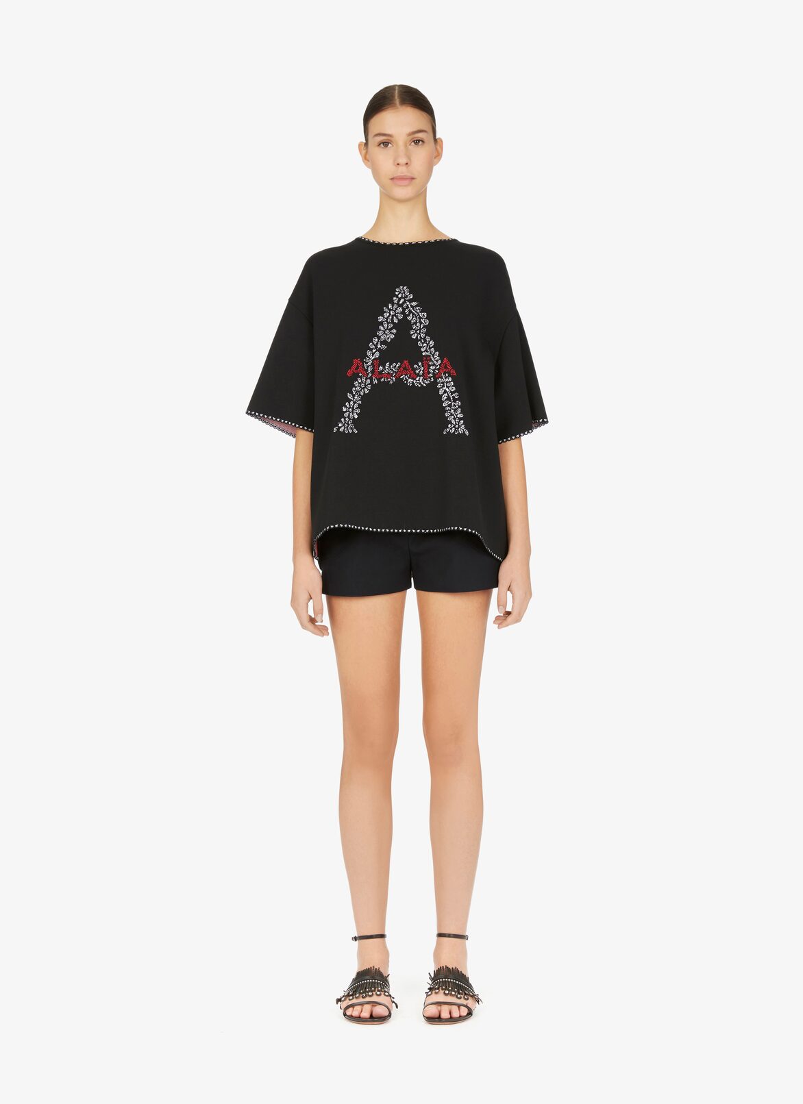 Tops ALAÏA BLACK/RED TOPS